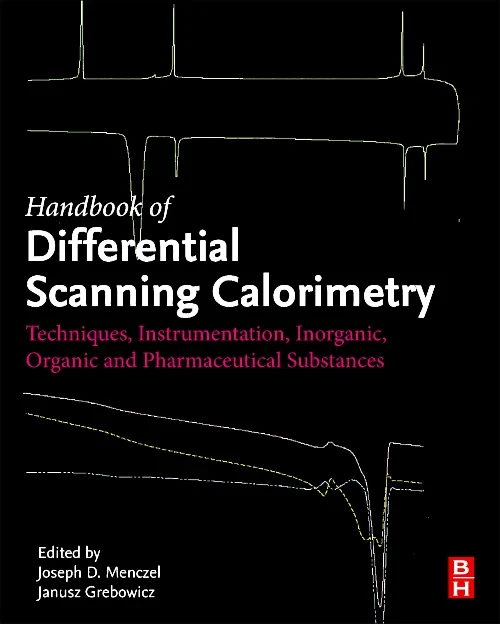 Coperta cărții "Handbook of Differential Scanning Calorimetry" de autor necunoscut