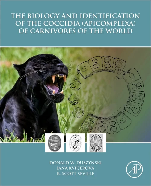 Coperta cărții "The Biology and Identification of the Coccidia (Apicomplexa) of Carnivores of the World" de autor necunoscut