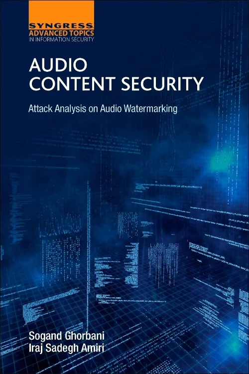 Coperta cărții "Audio Content Security" de autor necunoscut