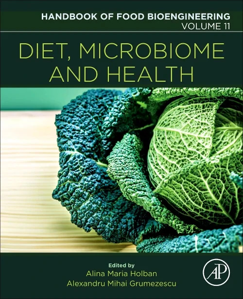 Coperta cărții "Diet, Microbiome and Health" de autor necunoscut