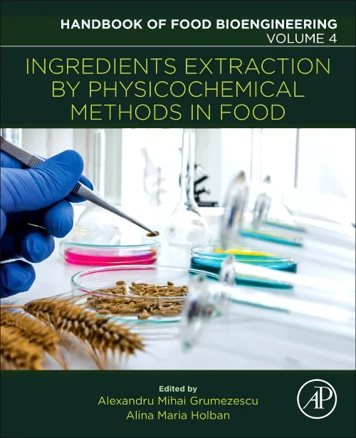 Coperta cărții "Ingredients Extraction by Physicochemical Methods in Food" de autor necunoscut
