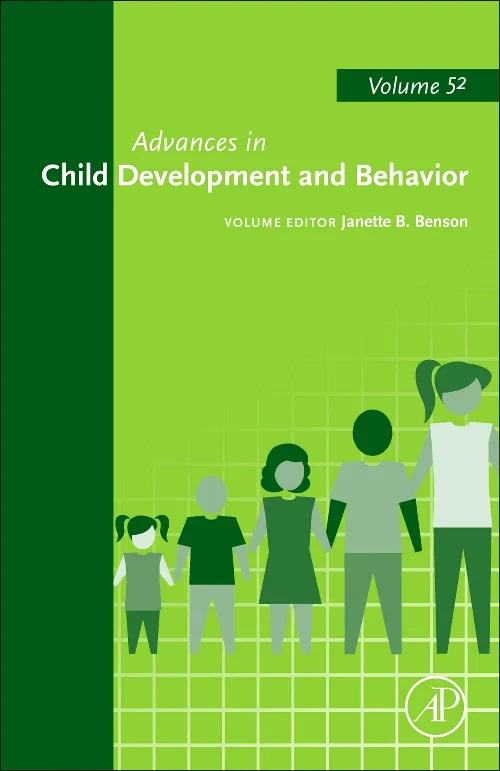 Coperta cărții "Advances in Child Development and Behavior" de autor necunoscut