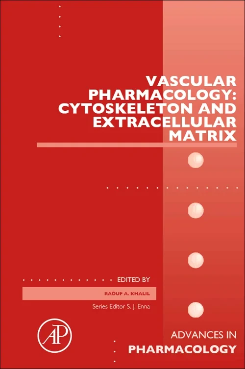 Coperta cărții "Vascular Pharmacology: Cytoskeleton and Extracellular Matrix" de autor necunoscut