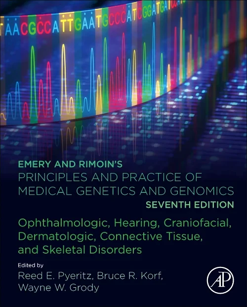 Coperta cărții "Emery and Rimoin’s Principles and Practice of Medical Genetics and Genomics" de autor necunoscut