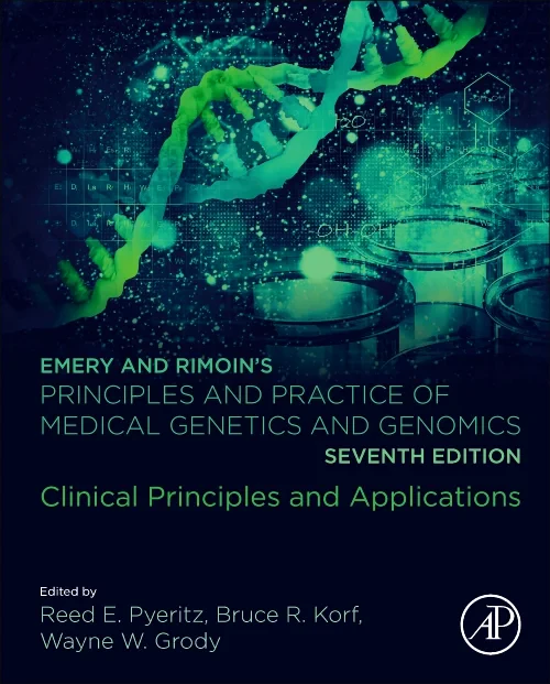 Coperta cărții "Emery and Rimoin’s Principles and Practice of Medical Genetics and Genomics" de autor necunoscut