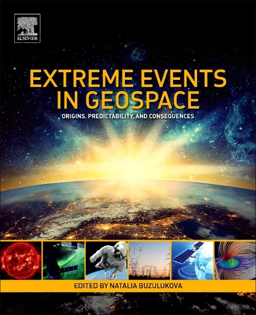 Coperta cărții "Extreme Events in Geospace" de autor necunoscut