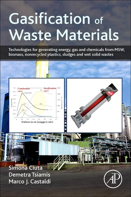 Coperta cărții "Gasification of Waste Materials" de autor necunoscut
