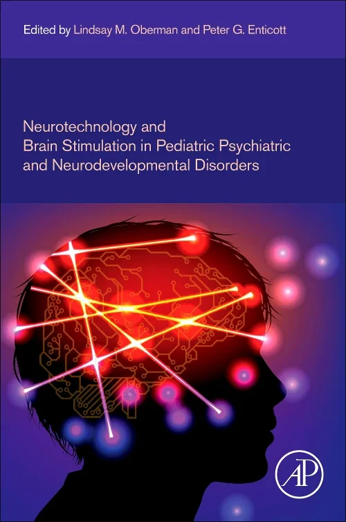 Coperta cărții "Neurotechnology and Brain Stimulation in Pediatric Psychiatric and Neurodevelopmental Disorders" de autor necunoscut