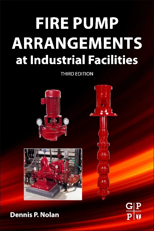 Coperta cărții "Fire Pump Arrangements at Industrial Facilities" de autor necunoscut