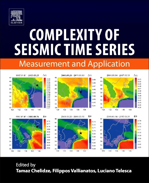 Coperta cărții "Complexity of Seismic Time Series" de autor necunoscut