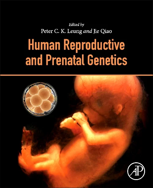 Coperta cărții "Human Reproductive and Prenatal Genetics" de autor necunoscut