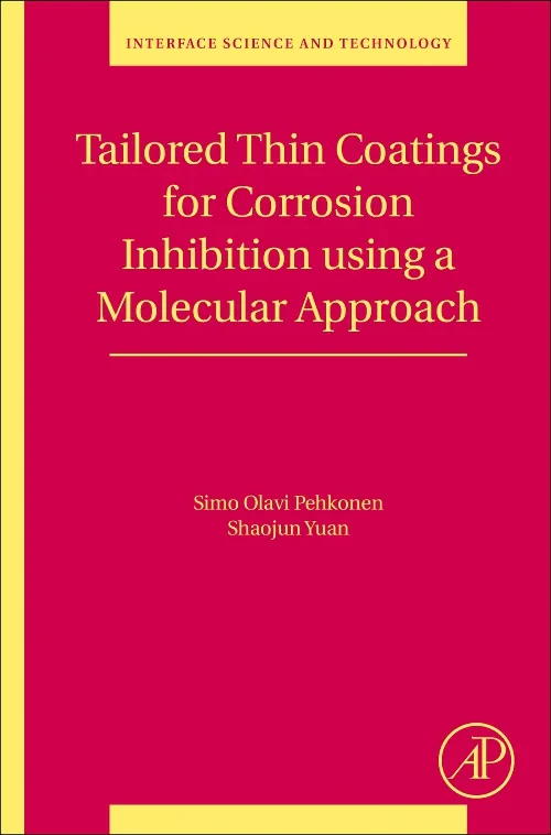 Coperta cărții "Tailored Thin Coatings for Corrosion Inhibition Using a Molecular Approach" de autor necunoscut