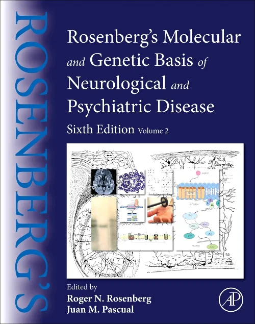 Coperta cărții "Rosenberg&#039;s Molecular and Genetic Basis of Neurological and Psychiatric Disease" de autor necunoscut