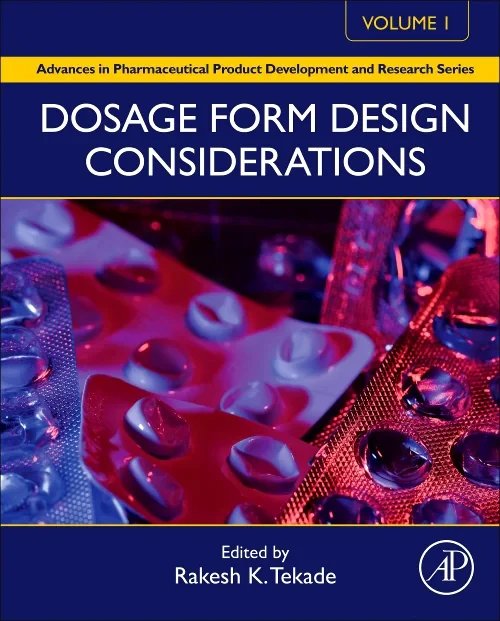 Coperta cărții "Dosage Form Design Considerations" de autor necunoscut