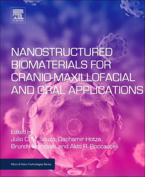 Coperta cărții "Nanostructured Biomaterials for Cranio-Maxillofacial and Oral Applications" de autor necunoscut