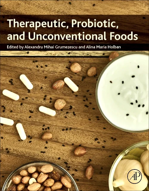 Coperta cărții "Therapeutic, Probiotic, and Unconventional Foods" de autor necunoscut