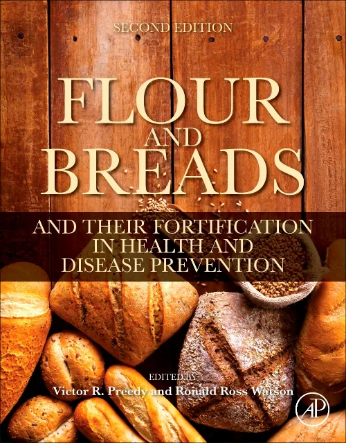 Coperta cărții "Flour and Breads and Their Fortification in Health and Disease Prevention" de autor necunoscut
