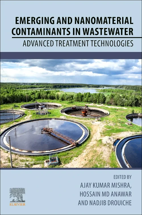 Coperta cărții "Emerging and Nanomaterial Contaminants in Wastewater" de autor necunoscut