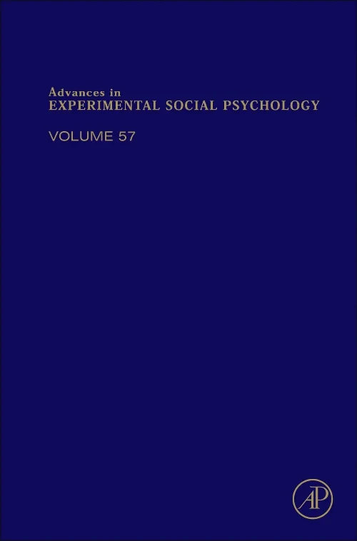 Coperta cărții "Advances in Experimental Social Psychology" de autor necunoscut