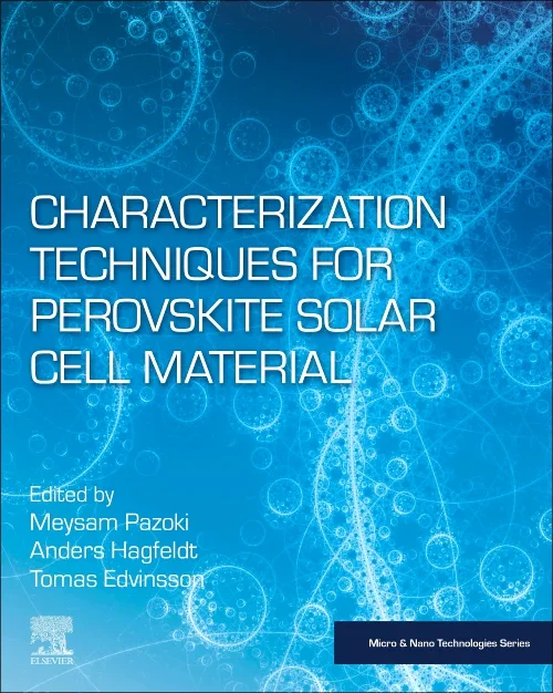 Coperta cărții "Characterization Techniques for Perovskite Solar Cell Materials" de autor necunoscut