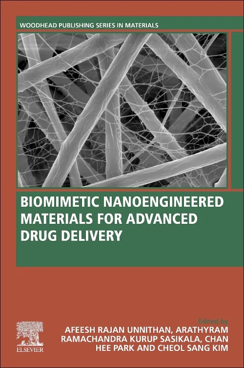 Coperta cărții "Biomimetic Nanoengineered Materials for Advanced Drug Delivery" de autor necunoscut
