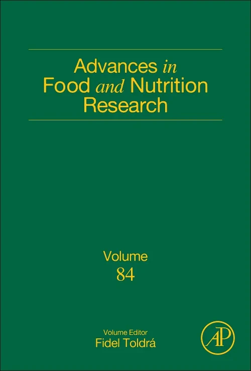 Coperta cărții "Advances in Food and Nutrition Research" de autor necunoscut