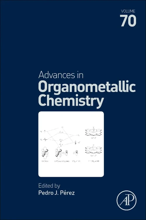 Coperta cărții "Advances in Organometallic Chemistry" de autor necunoscut