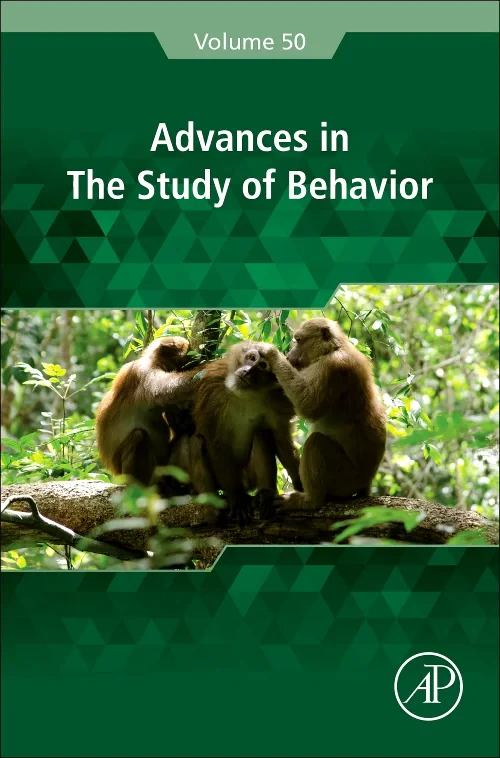 Coperta cărții "Advances in the Study of Behavior" de autor necunoscut