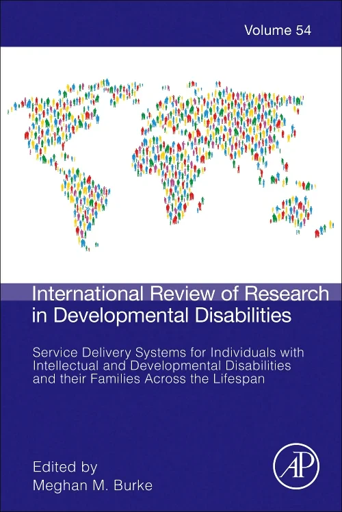 Coperta cărții "Service Delivery Systems for Individuals with Intellectual and Developmental Disabilities and their Families Across the Lifespan" de autor necunoscut