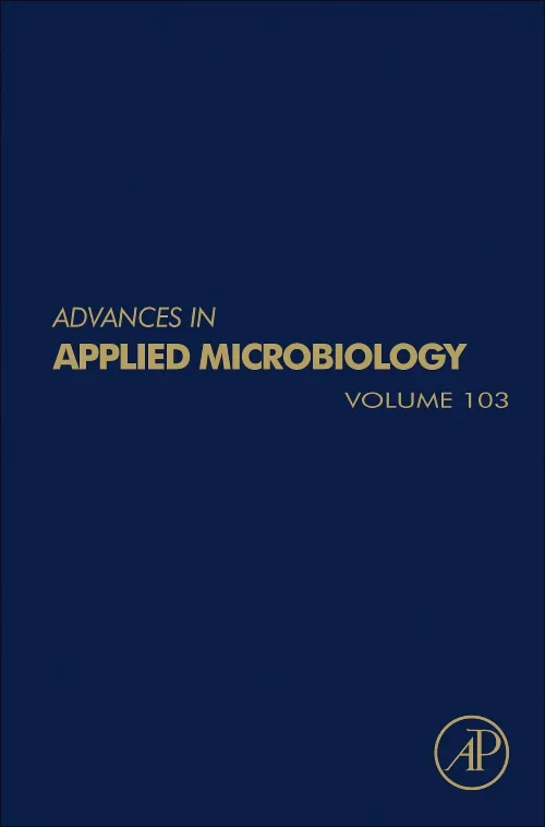 Coperta cărții "Advances in Applied Microbiology" de autor necunoscut