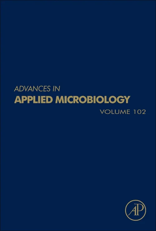 Coperta cărții "Advances in Applied Microbiology" de autor necunoscut