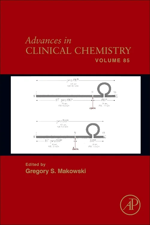 Coperta cărții "Advances in Clinical Chemistry" de autor necunoscut