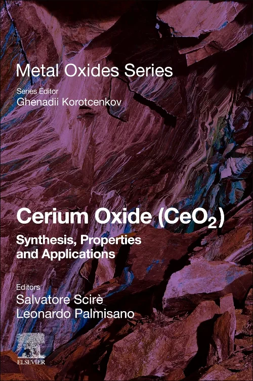 Coperta cărții "Cerium Oxide (CeO2): Synthesis, Properties and Applications" de autor necunoscut