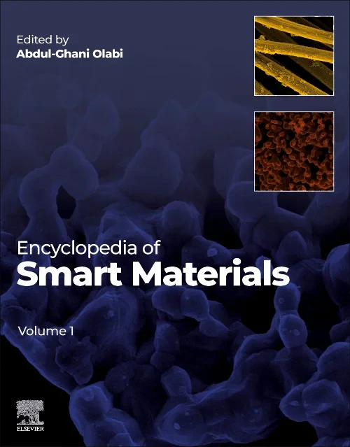 Coperta cărții "Encyclopedia of Smart Materials" de autor necunoscut