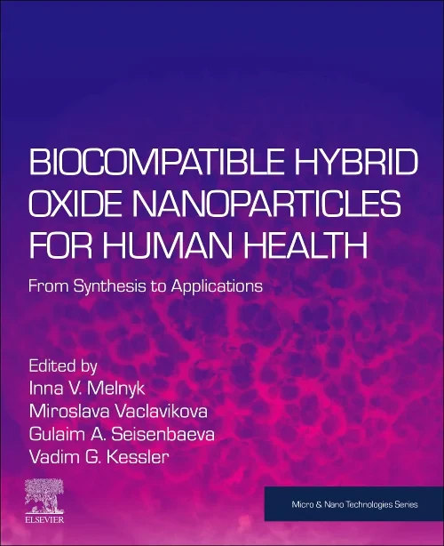 Coperta cărții "Biocompatible Hybrid Oxide Nanoparticles for Human Health" de autor necunoscut