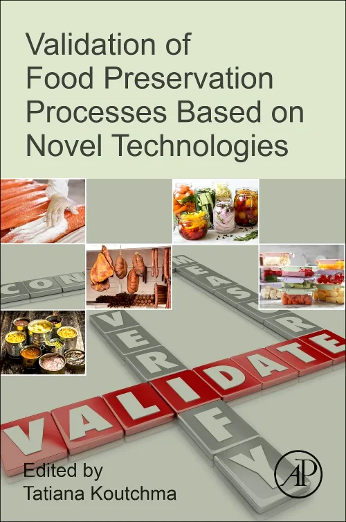 Coperta cărții "Validation of Food Preservation Processes based on Novel Technologies" de autor necunoscut