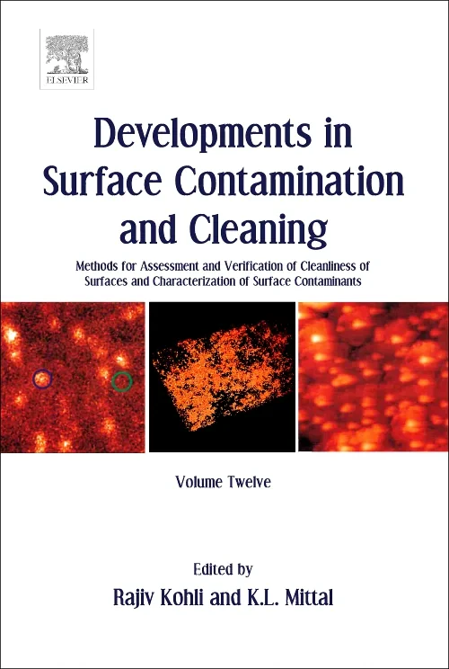 Coperta cărții "Developments in Surface Contamination and Cleaning, Volume 12" de autor necunoscut