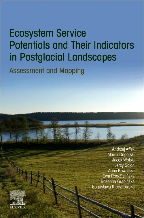 Coperta cărții "Ecosystem Service Potentials and Their Indicators in Postglacial Landscapes" de autor necunoscut