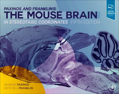 Coperta cărții "Paxinos and Franklin&#039;s the Mouse Brain in Stereotaxic Coordinates" de autor necunoscut