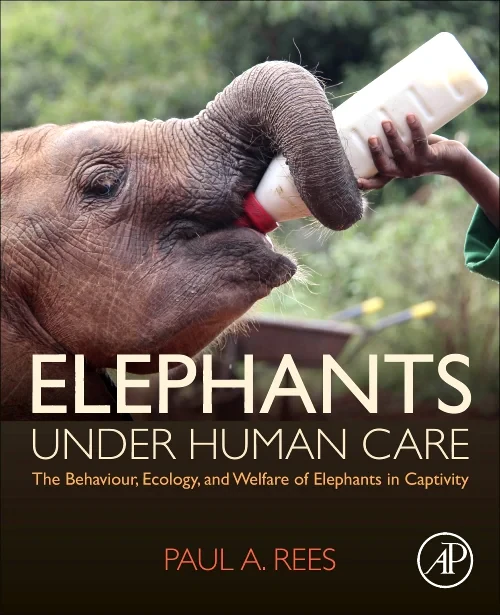 Coperta cărții "Elephants Under Human Care" de autor necunoscut