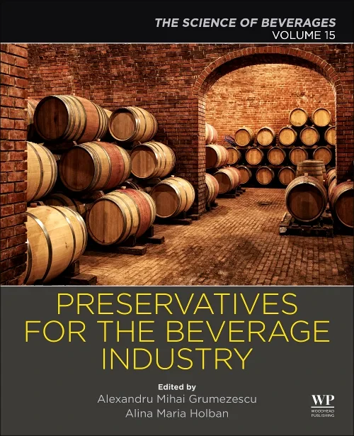 Coperta cărții "Preservatives and Preservation Approaches in Beverages" de autor necunoscut
