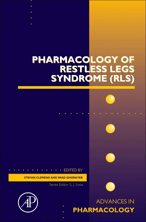 Coperta cărții "Pharmacology of Restless Legs Syndrome (RLS)" de autor necunoscut