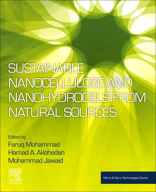 Coperta cărții "Sustainable Nanocellulose and Nanohydrogels from Natural Sources" de autor necunoscut