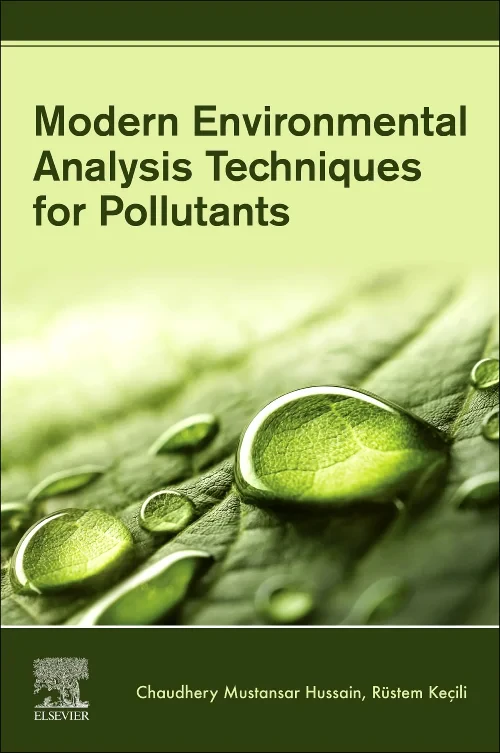 Coperta cărții "Modern Environmental Analysis Techniques for Pollutants" de autor necunoscut