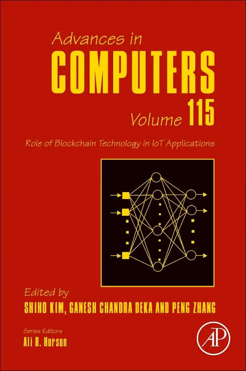 Coperta cărții "Role of Blockchain Technology in IoT Applications" de autor necunoscut