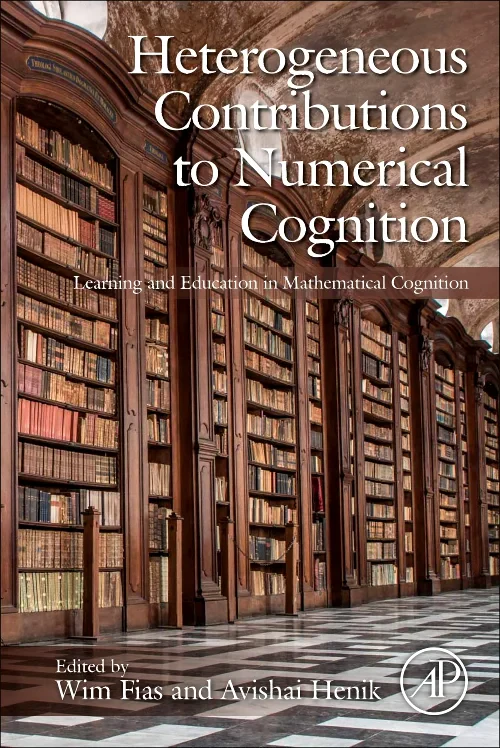 Coperta cărții "Heterogeneous Contributions to Numerical Cognition" de autor necunoscut