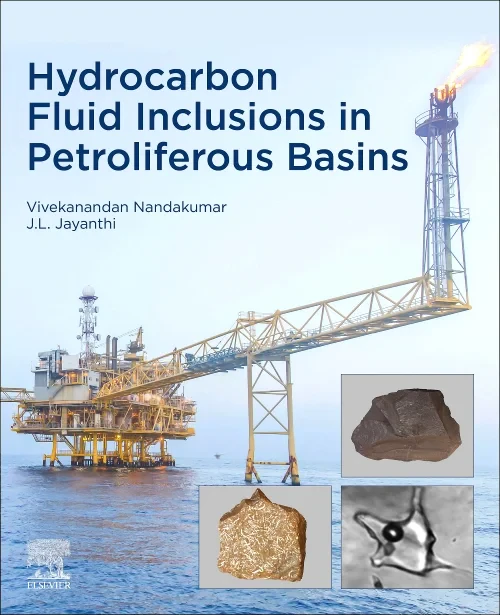 Coperta cărții "Hydrocarbon Fluid Inclusions in Petroliferous Basins" de autor necunoscut