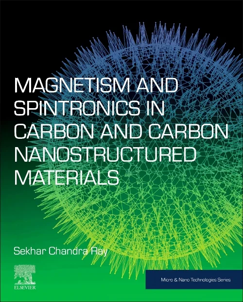 Coperta cărții "Magnetism and Spintronics in Carbon and Carbon Nanostructured Materials" de autor necunoscut