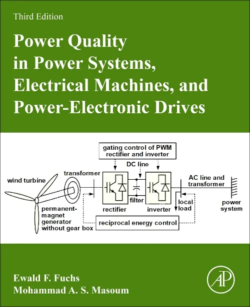 Coperta cărții "Power Quality in Power Systems, Electrical Machines, and Power-Electronic Drives" de autor necunoscut