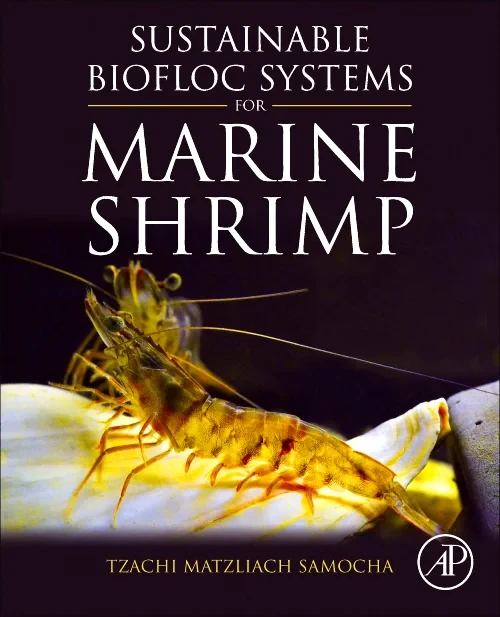 Coperta cărții "Sustainable Biofloc Systems for Marine Shrimp" de autor necunoscut